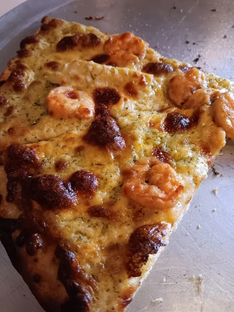 Shrimp Pesto Pizza